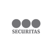 Het logo van Securitas.